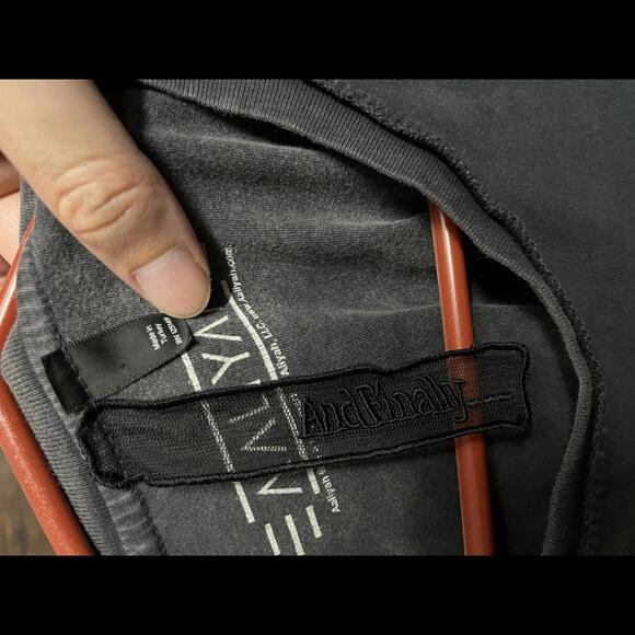 Vintage Aaliyah Shirt Mesh Sleeves / Inside Out Topshop - 4 - Picture 2 of 4